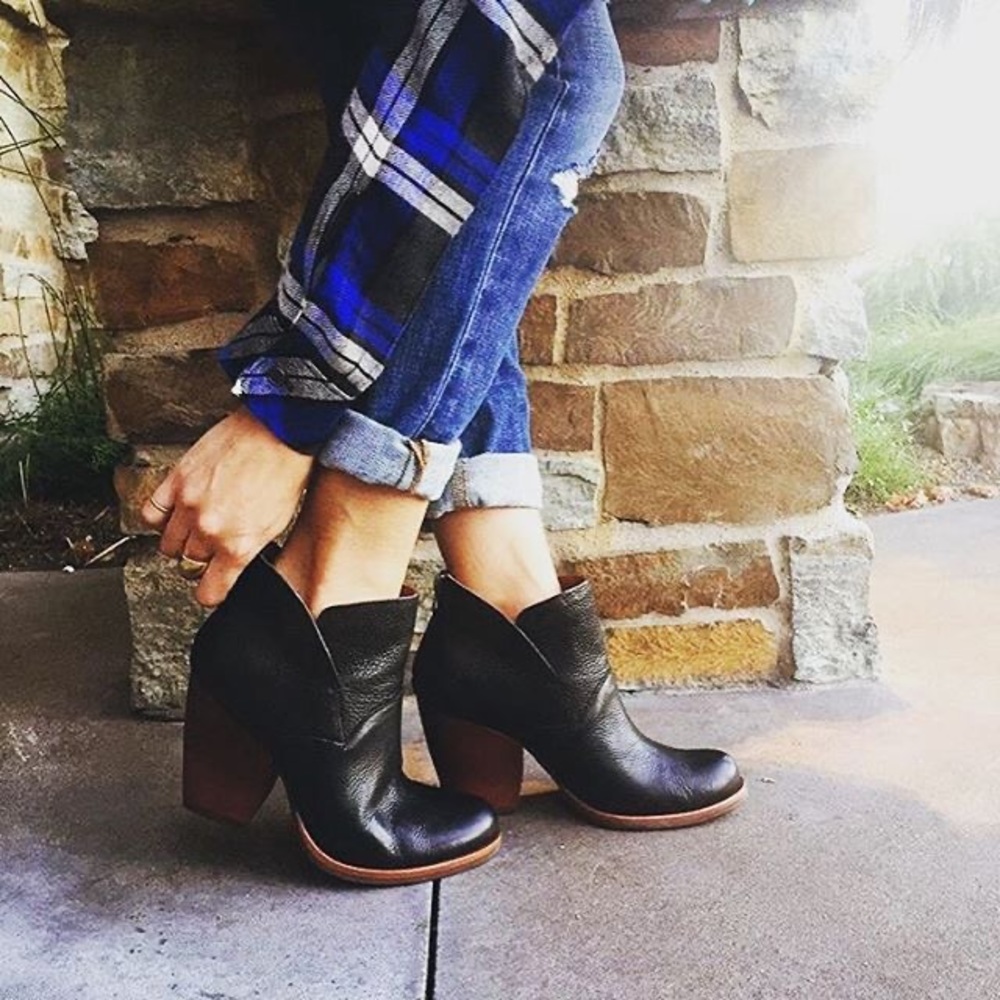 Kork-ease Castaneda leather booties.